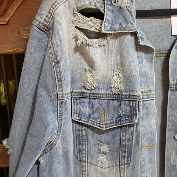 NWT plus size duster denim jacket - Picture 7 of 7